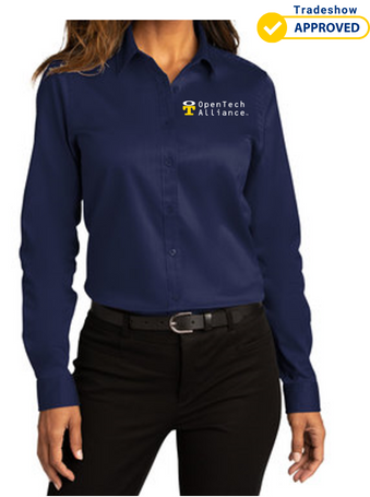 Port Authority ® Ladies Long Sleeve SuperPro React Twill Shirt